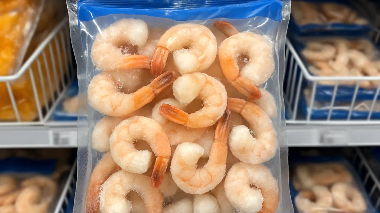 Frozen shrimp"