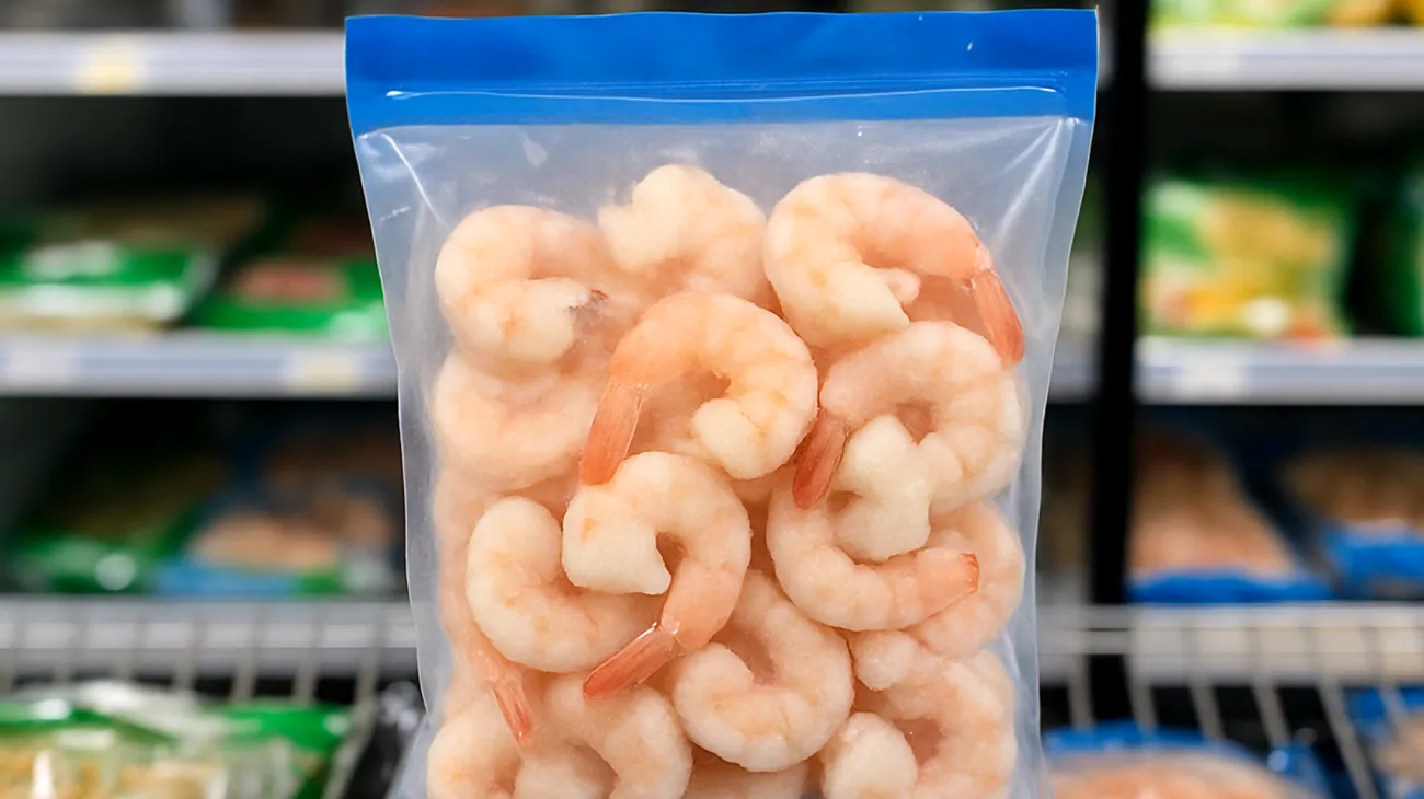 Frozen shrimp"